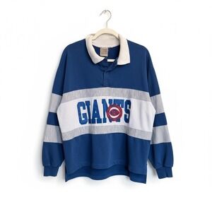 Vintage New York Giants Rugby Shirt Size L